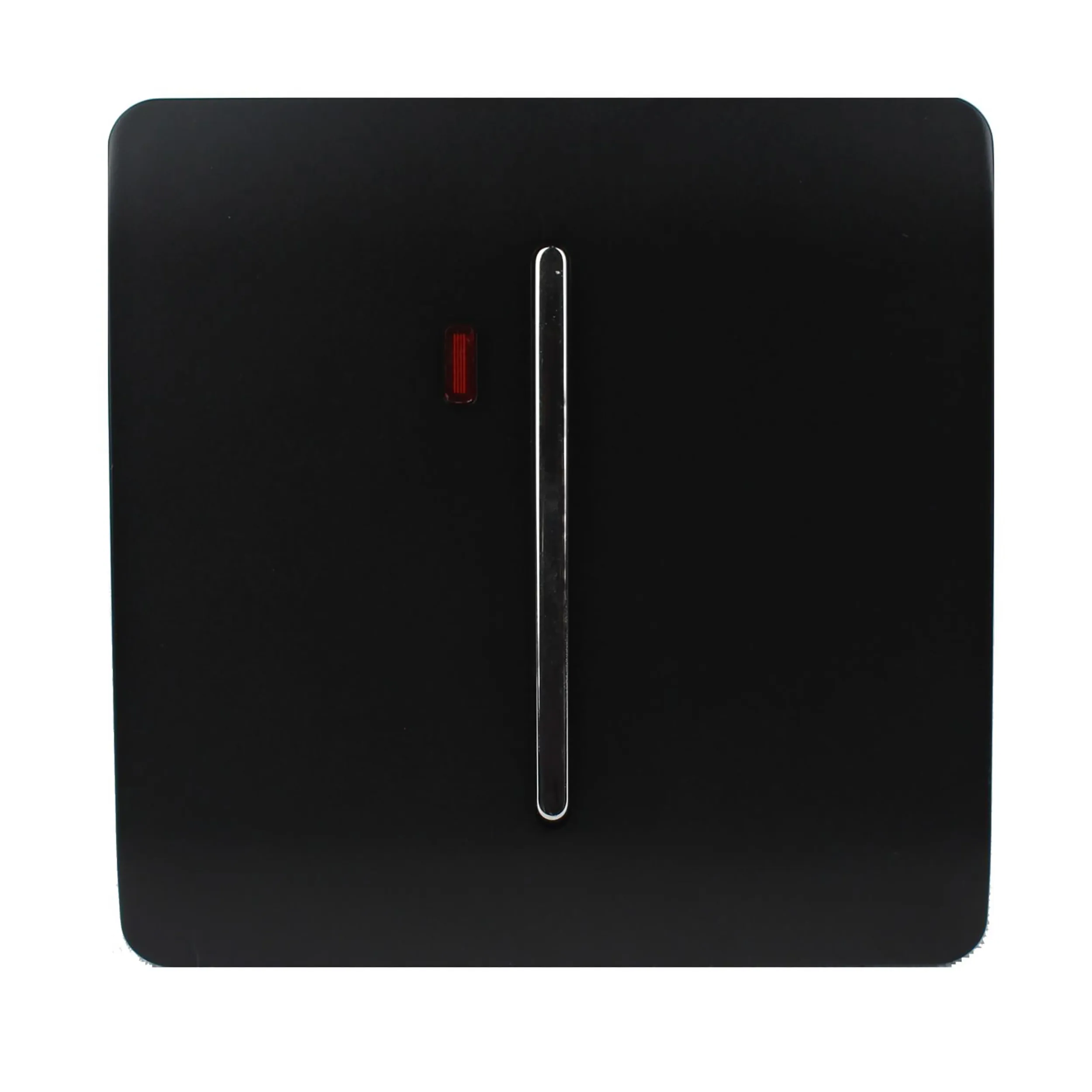 20 Amp Neon Insert Double Pole Switch Gloss Black ART-WHS1BK  Trendi Piano Black